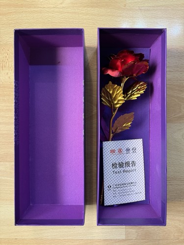 24k golden rose - golden,