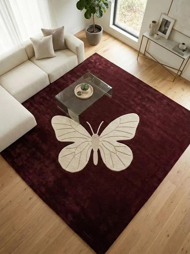 Hand tufted wool area rug - hand,