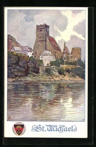 Postcard german school - german,