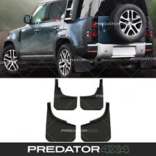 BLACK MUDFLAPS MUD FLAP SET KIT FOR LAND ROVER DEFENDER 90 110 L663 2020+