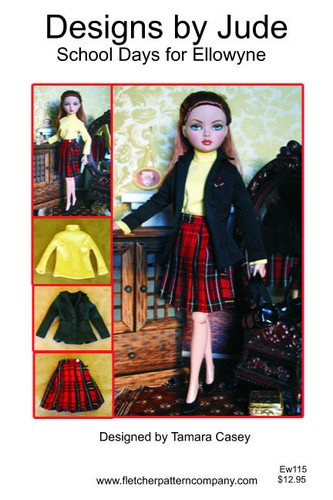 School days doll clothes - school,