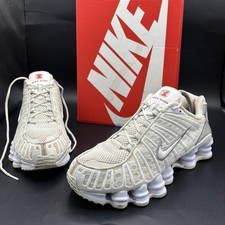 Nike shox white metallic - nike,