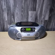 Philips AZ6000 Large Stereo Boombox DAB/FM Radio, CD Player - Working
