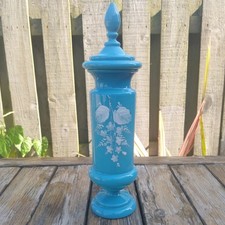 Antique Blue Glass Vase