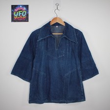 Vintage Lagenlook Denim Smock