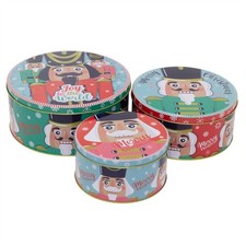 Set of 3 Christmas Storage
