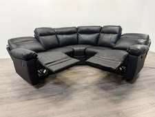 Paolo Leather Corner Sofa –