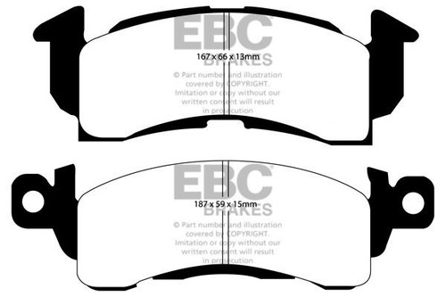 Ebc greenstuff front brake - ebc,