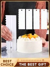 4Pcs Cake Decorating Comb Edge