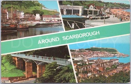 Scarborough vtg postcard - vtg,