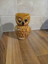 Vintage Owl Storage Jar