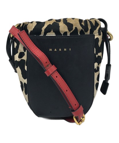 Marni gusset leopard-print