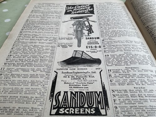 Sandum sidecar screens - sandum,