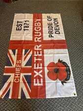 Exeter Chiefs Flag Rugby Union 5ft X 3ft Brand New Exeter Flag 90cm X 150cm