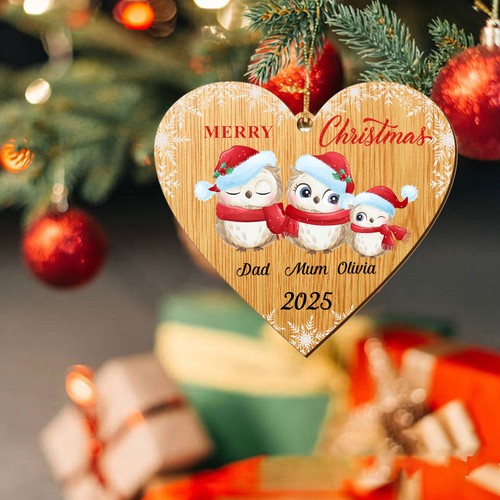 Personalised wooden christmas - personalised,