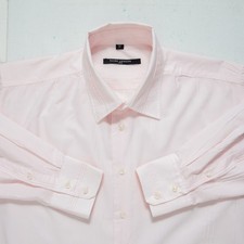 GUIDE LONDON Shirt Mens XL Size Long Sleeve Pink Made In Italy