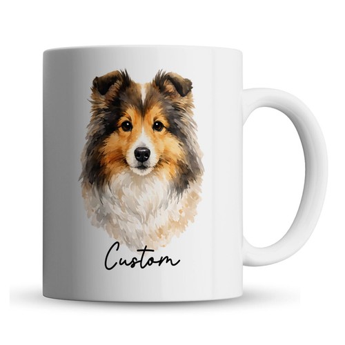 Personalised shetland sheepdog - personalised,