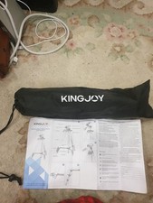 Kingjoy Lightweight Professional Camera Tripod with Carry Case Black