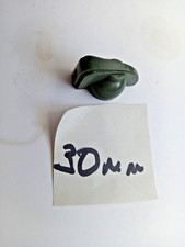 Vintage Green Chicken Head Radio Knob,  With Grub Screw. 30mm length. X  15mm.