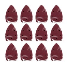 12 X PALM SANDER SANDING PADS