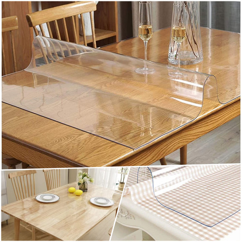 Clear pvc table - clear,