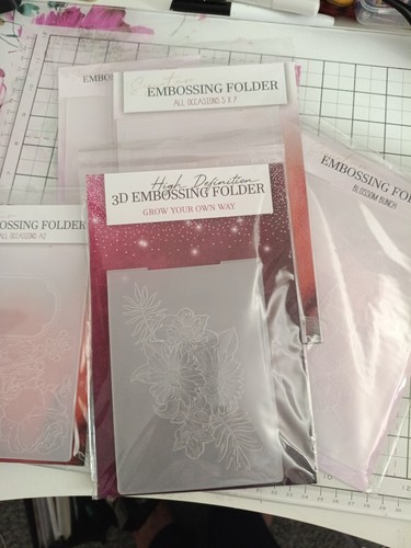 Stamps embossing folder - by, me