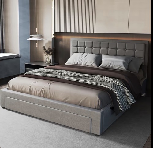 Double ottoman bed - bed, frame