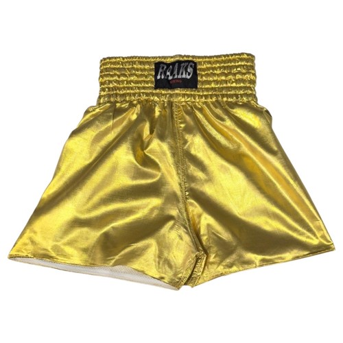 Thai kick boxing shorts gold - thai,