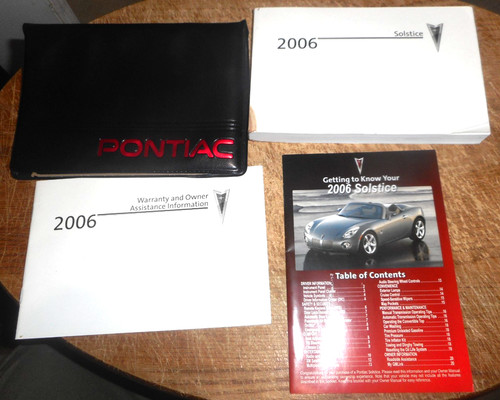 2006 pontiac solstice owners - pontiac,