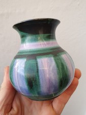 Vintage TINTAGEL Cornwall Studio Pottery VASE 9.5 cm