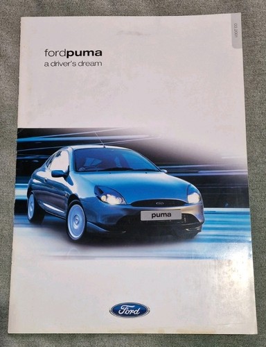 Ford puma sales - ford, 2001
