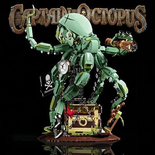1128pc pirate octopus sea - 1128pc,