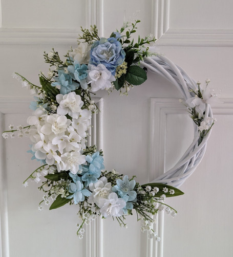 Elegant floral wreath - floral, &