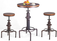 Vintage Industrial Bar Stool