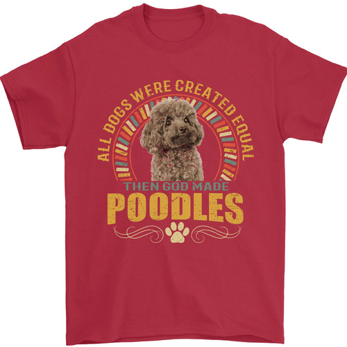 Poodle dog mens shirt - a,
