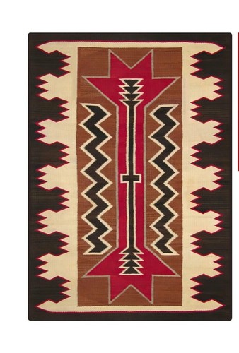 Handwoven navajo rug native - rug,