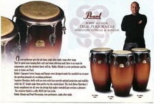 2004 small Print Ad of Pearl Bobby Allende Congas & Bongos Cafe Con Leche Finish