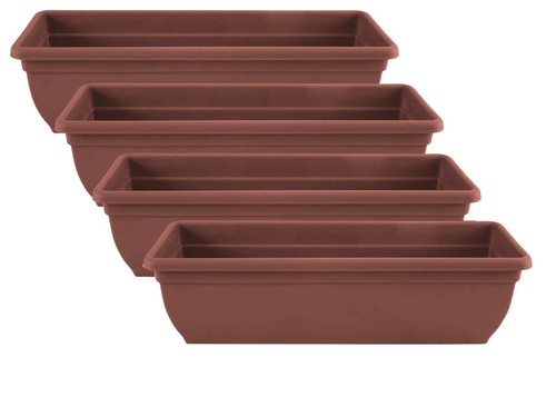 Plastic garden trough - x,