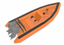 db015 3D print Lifeboat 'ribcraft' kit,1/76, , 1/72. 1/50,  1/48