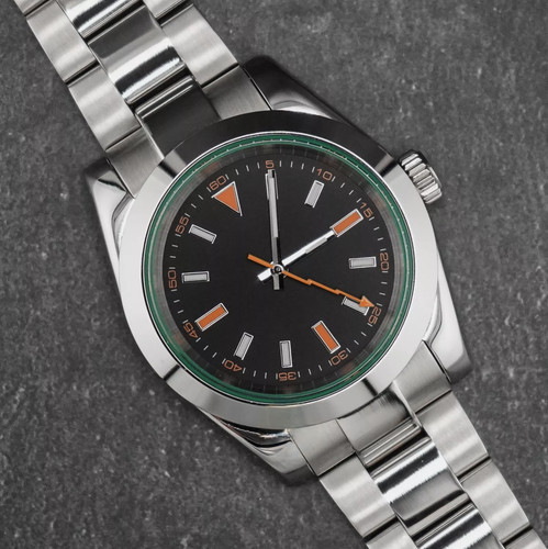 Custom mod watch 39mm - 36/39mm, black