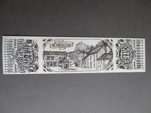 Vintage bookmark blanchland - vintage,