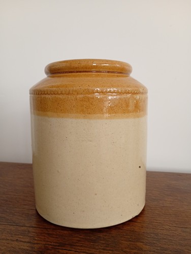Victorian stoneware jar george - stoneware,
