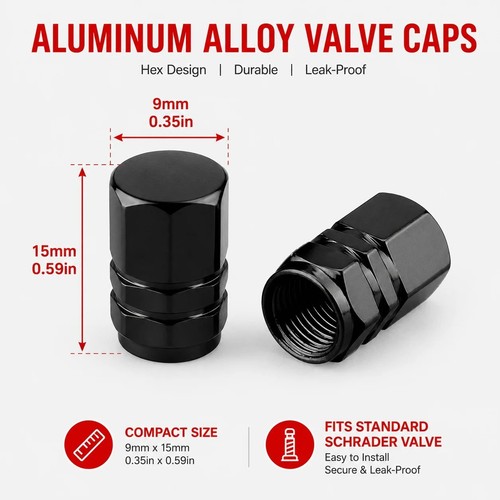 Tyre valve dust caps - tyre,