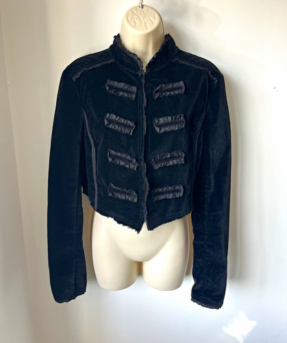 Vintage dressing black velvet - vintage,