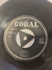 Buddy Holly- Rave On 1958 7"