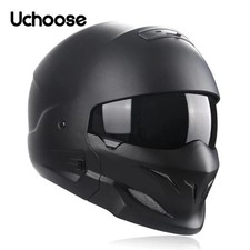 Latest Motorcycle Helmet Capacete Personality Combination Full Face Retro Helmet