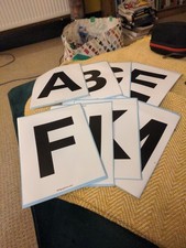 Self-Adhesive Dressage Letters