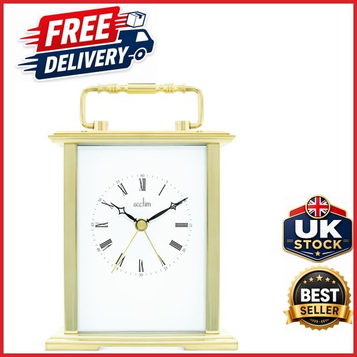 Gainsborough gold mantel clock - gainsborough,