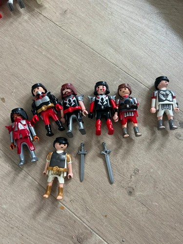 Playmobil red and - , black