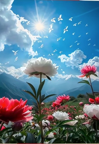 Greetings card flowers in - greetings,